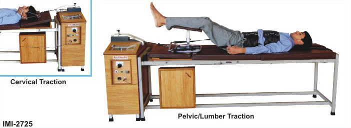 Imi 2725 Akay Hi-trac Traction Unit - Steel, Fixed Height Bed With Storage, Eight Traction Modes, Digital Display, Adjustable Settings, Auto-tension Release