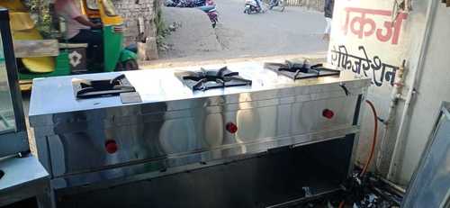व्यावसायिक एसएस गैस स्टोव