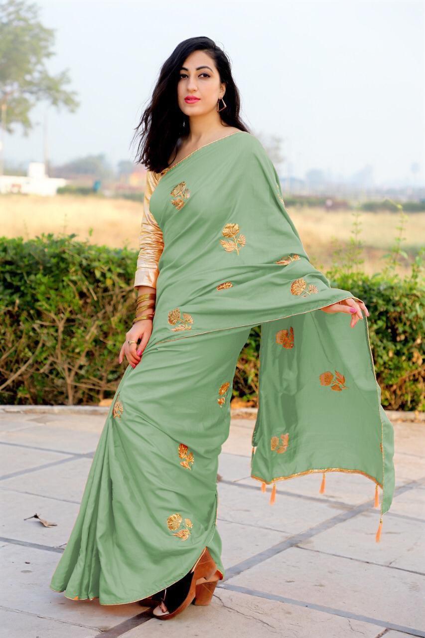 Multi Uniform Silk Sarees
