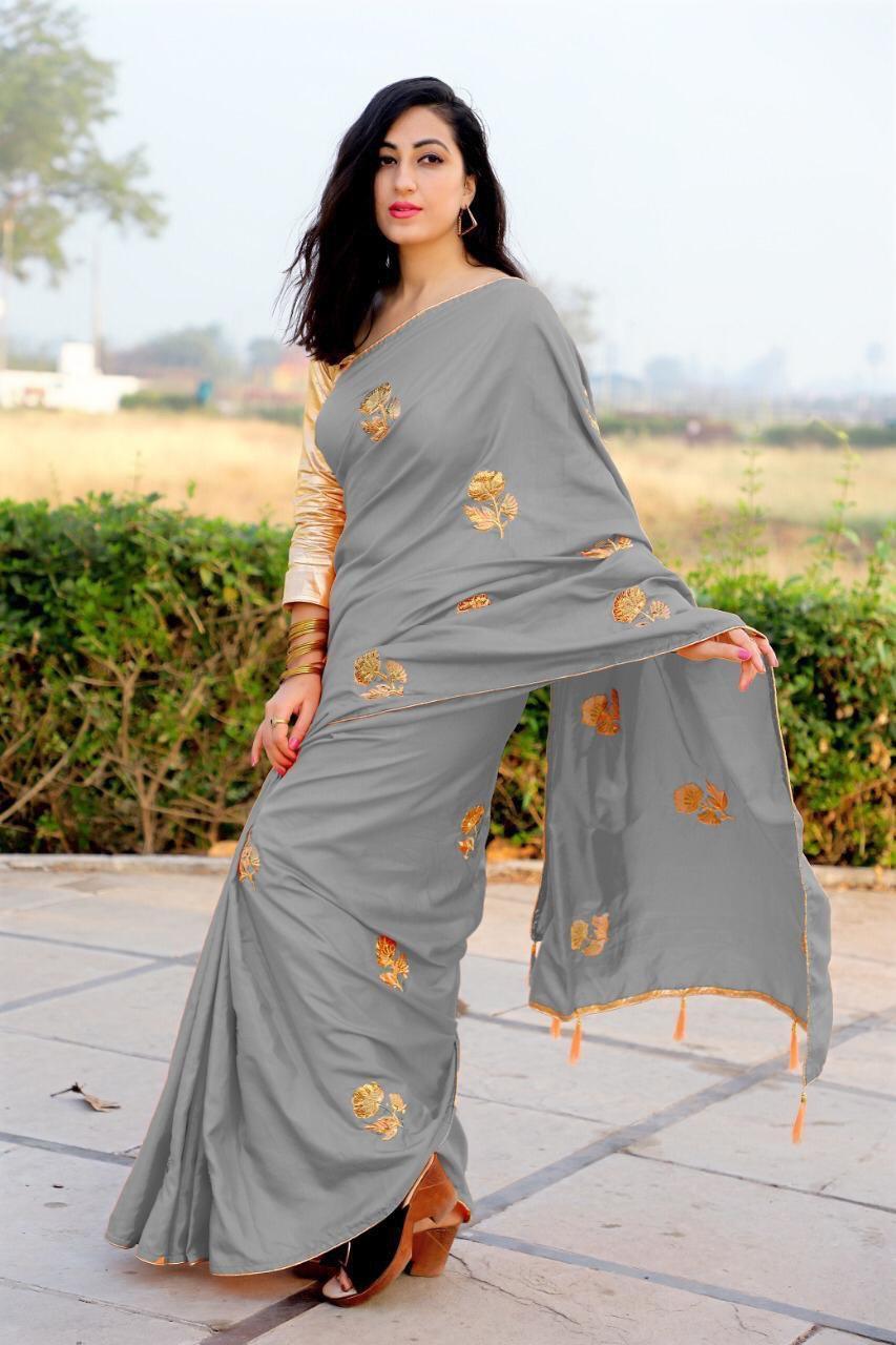 Multi Uniform Silk Sarees