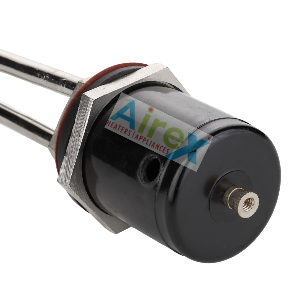 Airex B.t.h. 1-1/2" Commercial Water Heating Element - 1500w Copper Construction, Black Insulation Material, 25 Pieces Master Packing, Warranty Against Manufacturer Defects