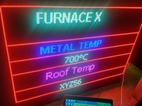 औद्योगिक एलईडी डिस्प्ले बॉडी सामग्री: माइल्ड स्टील