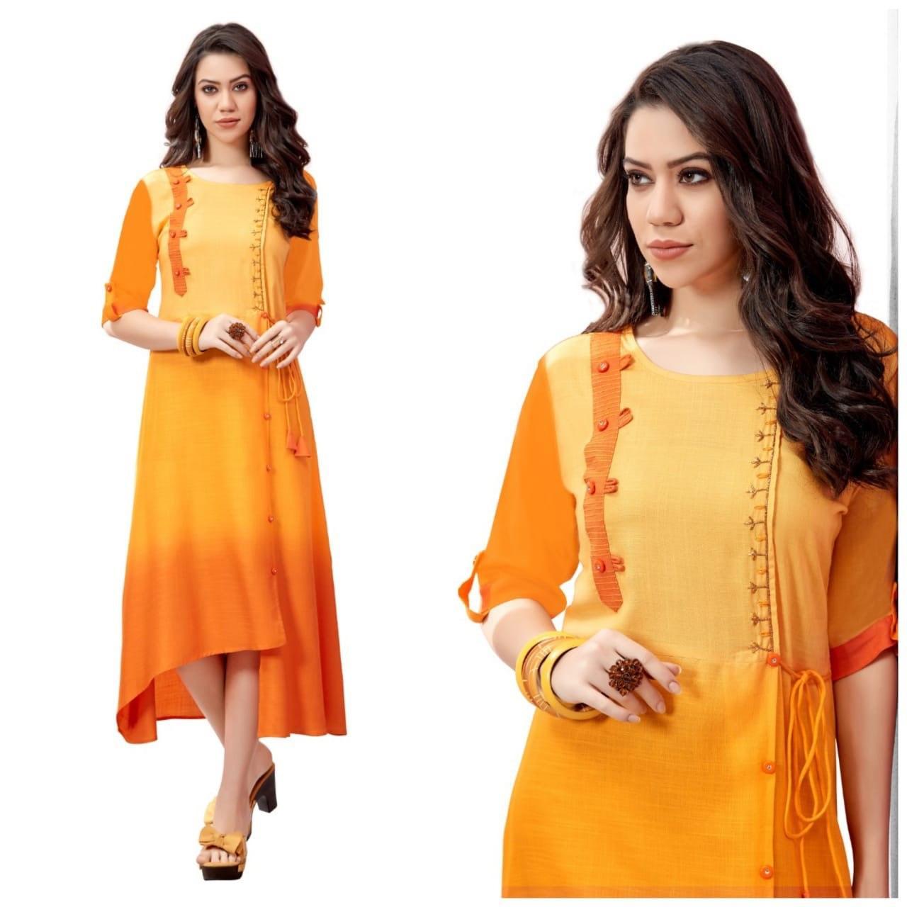 Long Designer Kurti Bust Size: 40 Centimeter (Cm)
