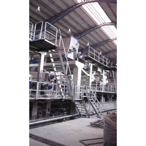 Mild Steel Paper Making Machine Equipment - Color: White