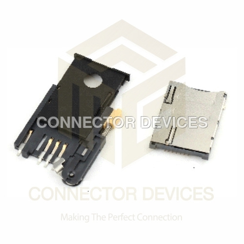 SIM Card Holder - Aluminium, Brass & Plastic | Dielectric Voltage DC 500V, Operating Temperature -55 - 105 Deg C, Application in Telecommunications