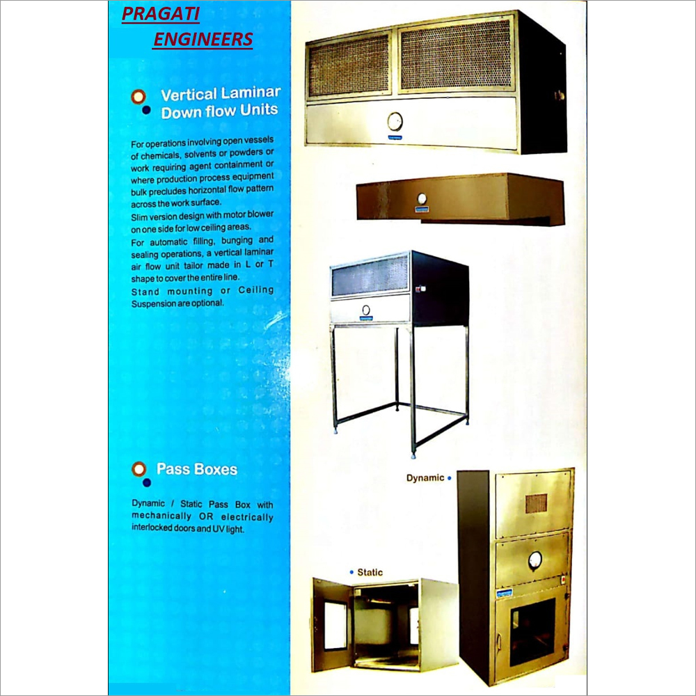वर्टिकल लैमिनार डाउन फ्लो यूनिट्स
