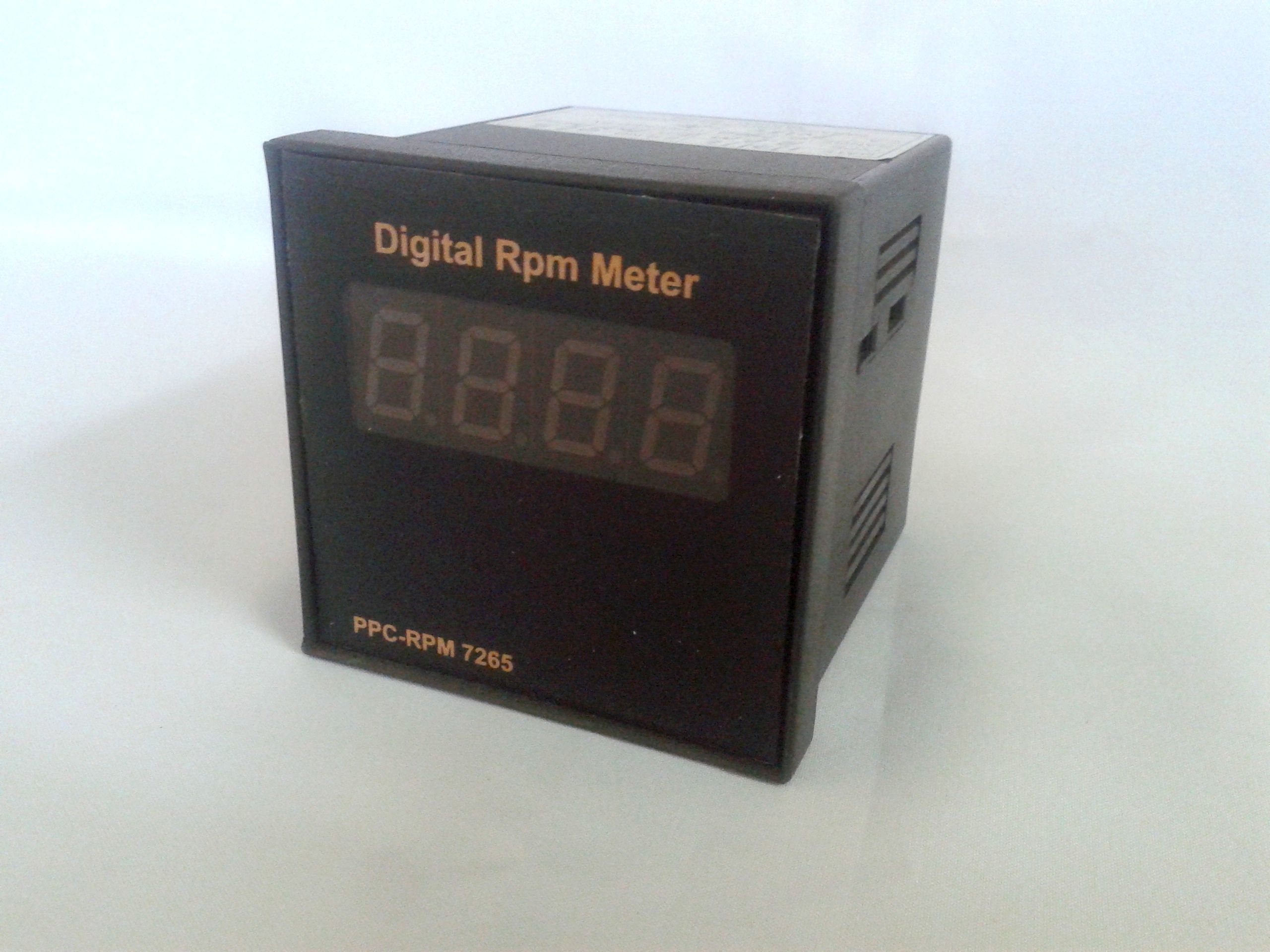 Black Digtal Rpm Meter