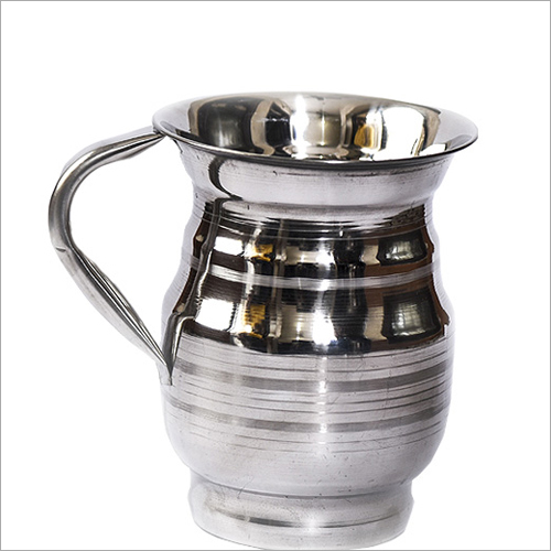 Stainless Steel Jug - Polished Finish, Various Sizes Available | Elegant Design, Alluring Color Patterns, Ideal for Homes and Commercial Use