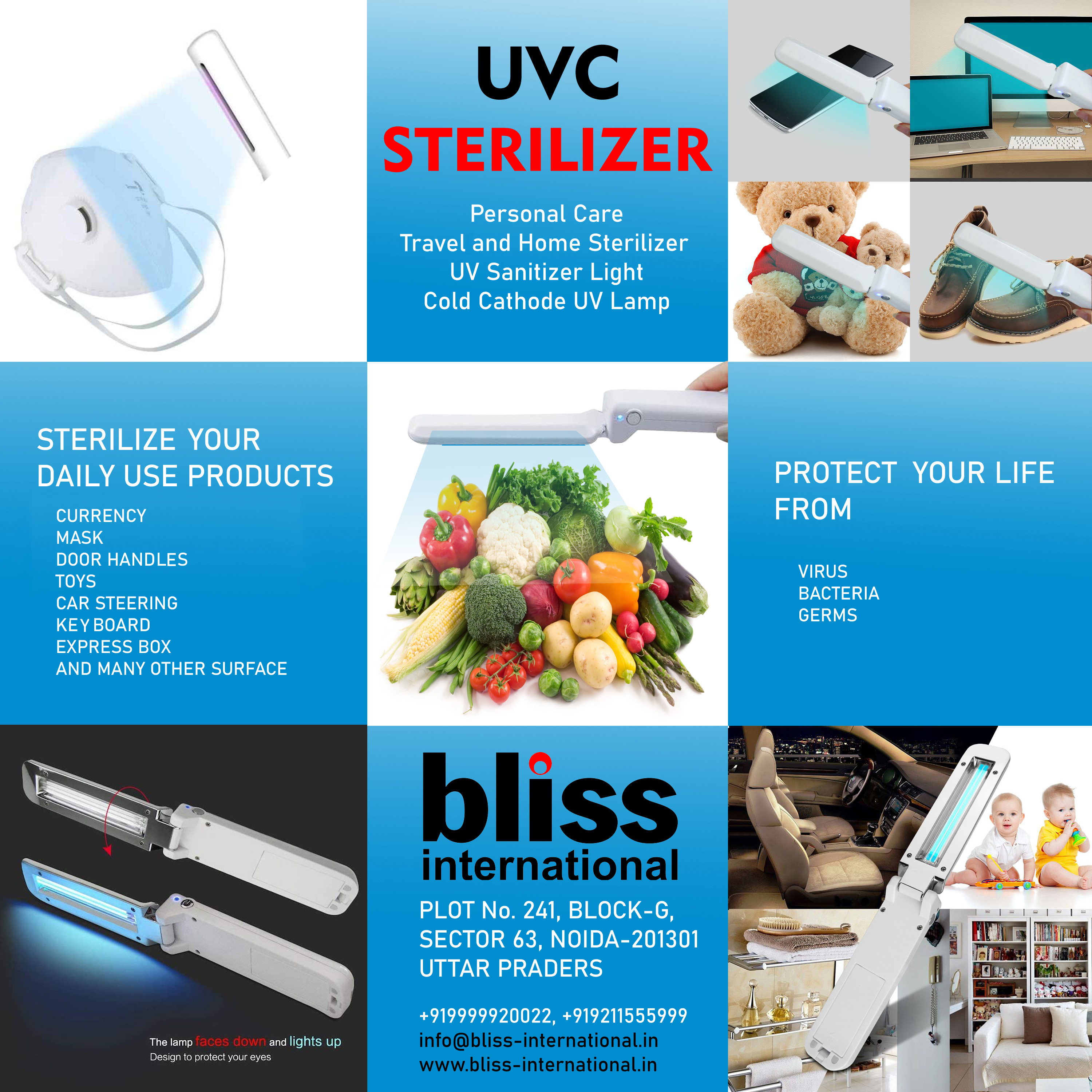 Uvc Sterilizer Gender: Unisex