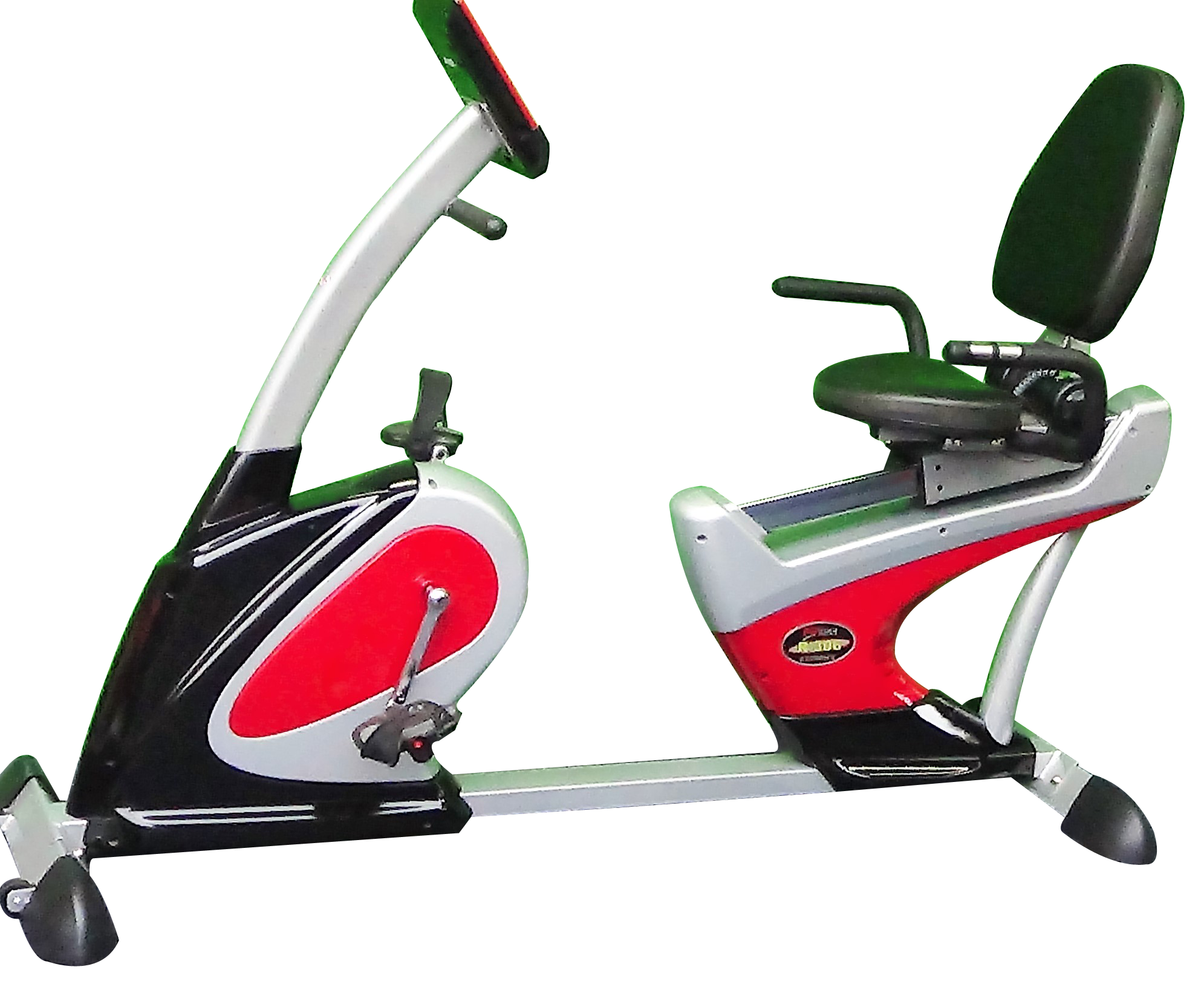 Imi 2887 Cycle Ergociser With Back-support Semi Recumbent Bike - Steel Frame, 3 Kg Weight | Non-friction Magnetic Resistance, 12 Programs, Adjustable High Back Support