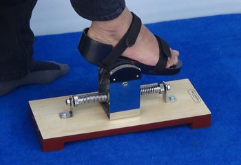 Imi-2933 Ankle Exerciser - Stainless Steel Frame, Laminated Wooden Base | Portable Resistance System For Dorsiflexion & Plantarflexion, Adjustable Resistance, Suitable For Adults & Elders
