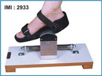 Imi-2933 Ankle Exerciser - Stainless Steel Frame, Laminated Wooden Base | Portable Resistance System For Dorsiflexion & Plantarflexion, Adjustable Resistance, Suitable For Adults & Elders