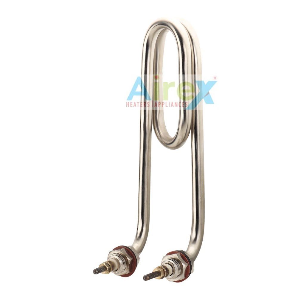 Airex Sterlizer Element (L+u Shape) - Copper Material, 8.7 Mm Tube Dia, 250w/500w/750w/1000w/1500w/2000w | Silver Color, 25 Pieces Master Packing, Warranty Against Manufacturer Defects