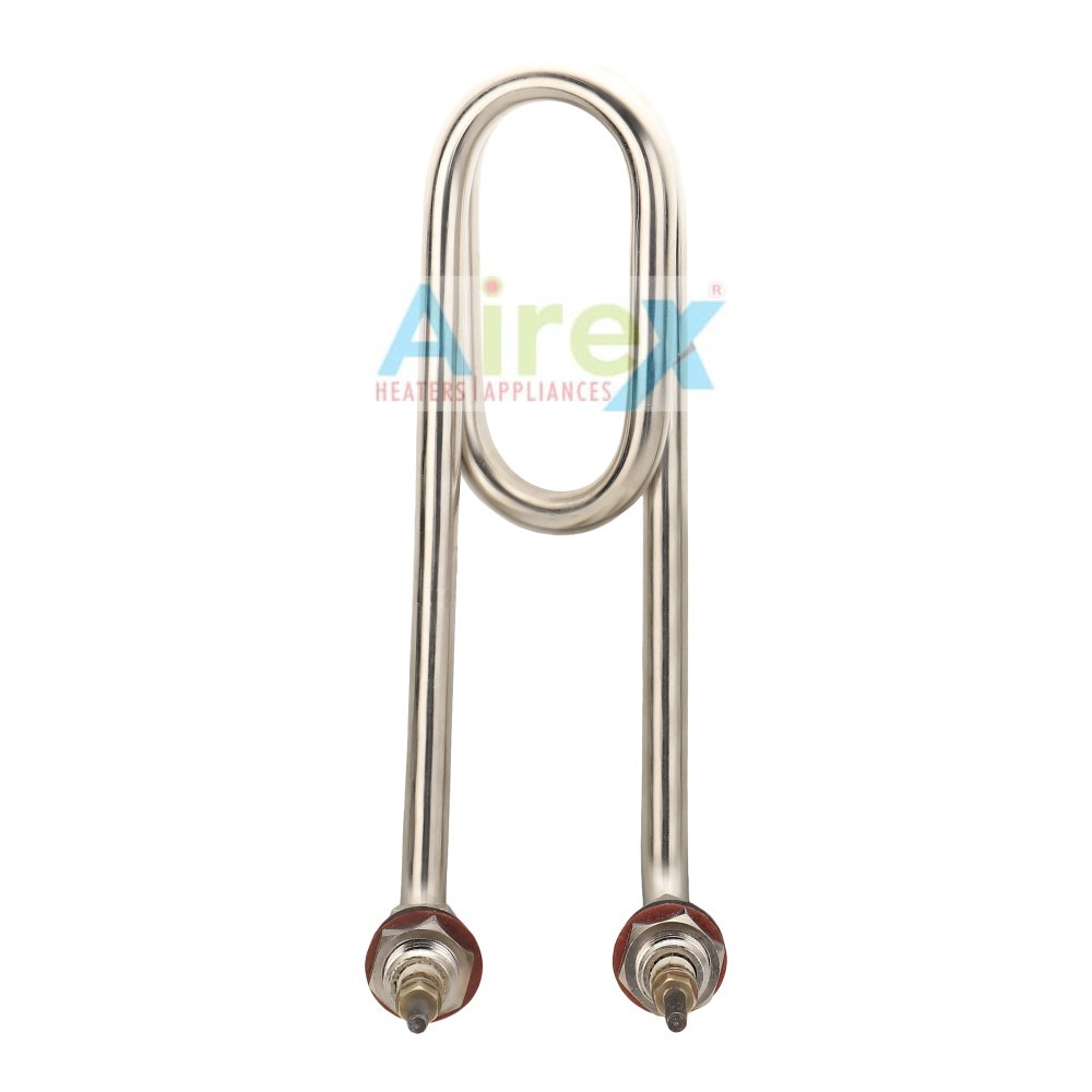 Airex Sterlizer Element (L+u Shape) - Copper Material, 8.7 Mm Tube Dia, 250w/500w/750w/1000w/1500w/2000w | Silver Color, 25 Pieces Master Packing, Warranty Against Manufacturer Defects