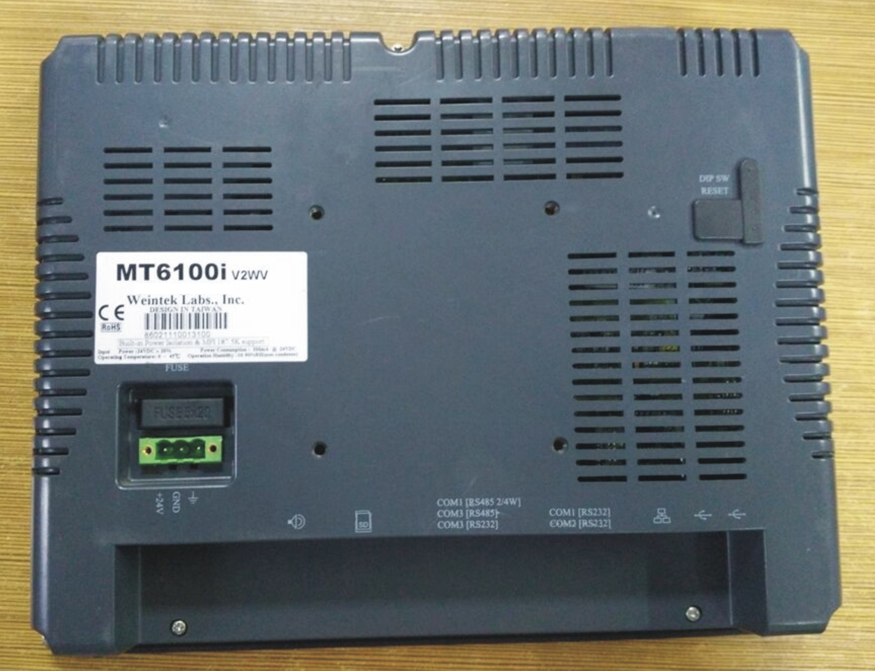 Weintek Mt6100i Hmi Operator Panel Warranty: 6 Months