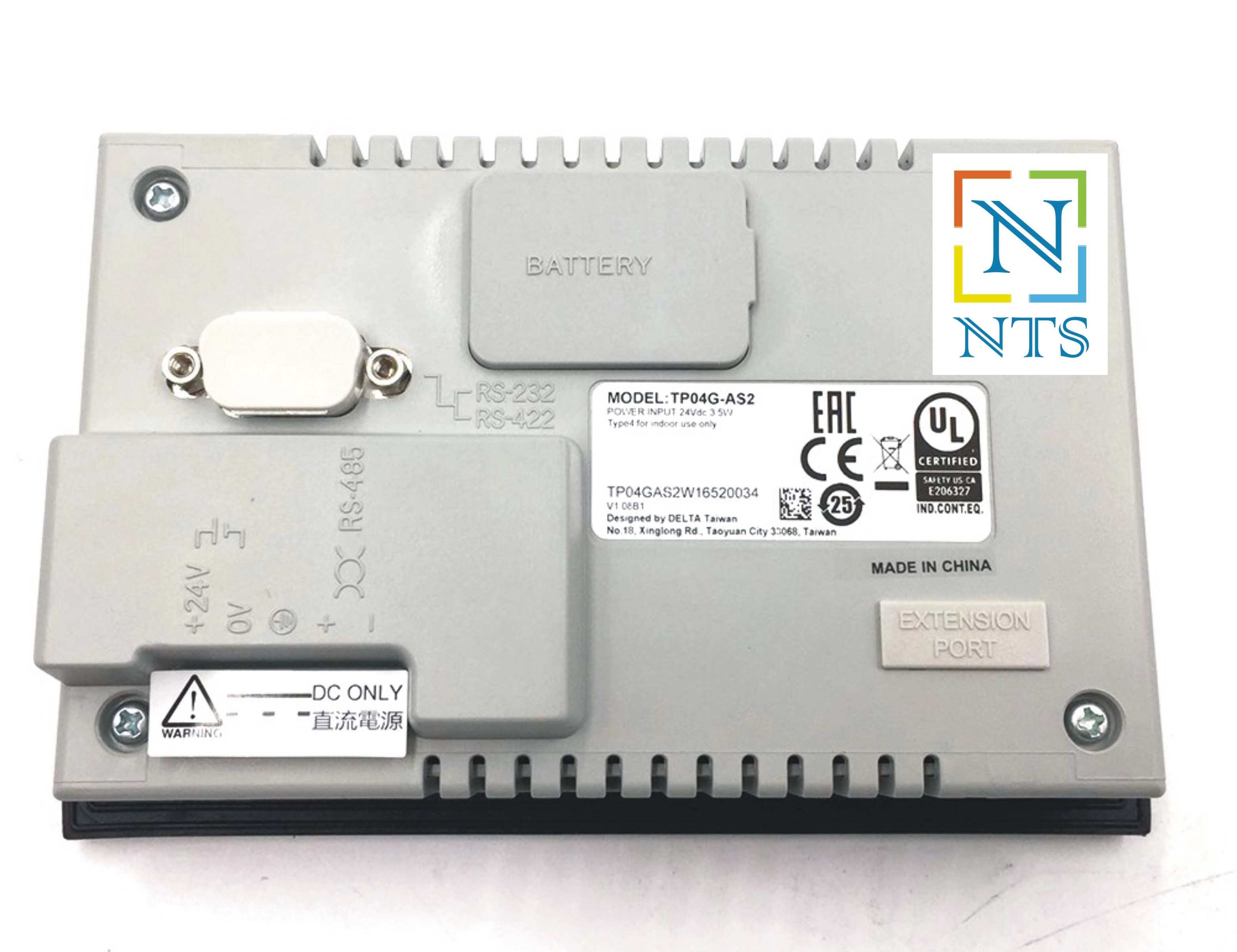 Delta Tp04g-as2 Hmi Operator Panel Warranty: 12 Months