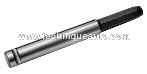 सिल्वर एंड ब्लैक ऑयल पंप ड्राइव शाफ्ट फोर्ड -3610