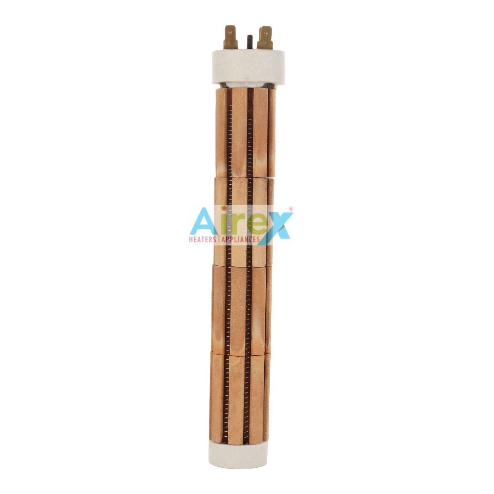 Airex Ceramic Porcelain Heating Element For Industrial Ovens - Material: Ceramic, Size: Dai 31 Mm, Color: Brown, Power: 1000w/1500w/2000w | Warranty: 500w/750w/1000w/1500w/2000w