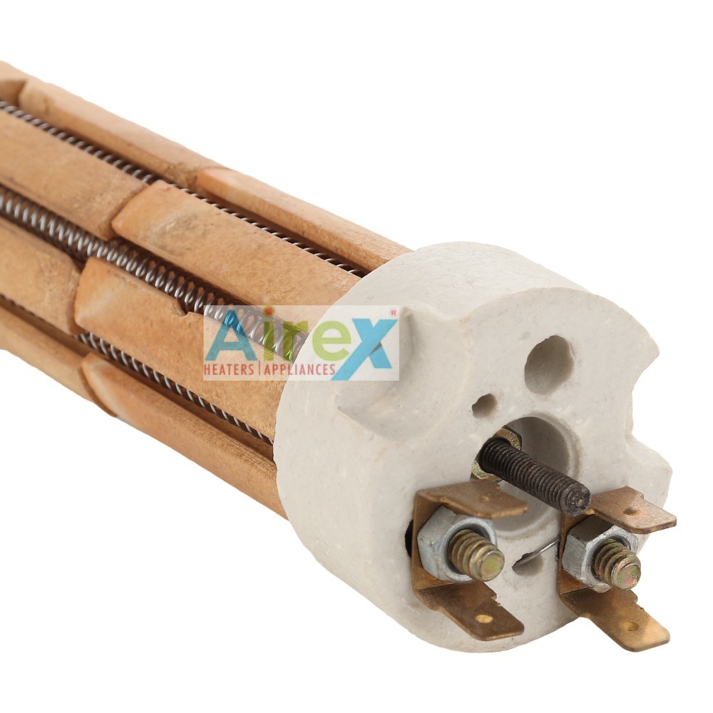 Airex Ceramic Porcelain Heating Element For Industrial Ovens - Material: Ceramic, Size: Dai 31 Mm, Color: Brown, Power: 1000w/1500w/2000w | Warranty: 500w/750w/1000w/1500w/2000w