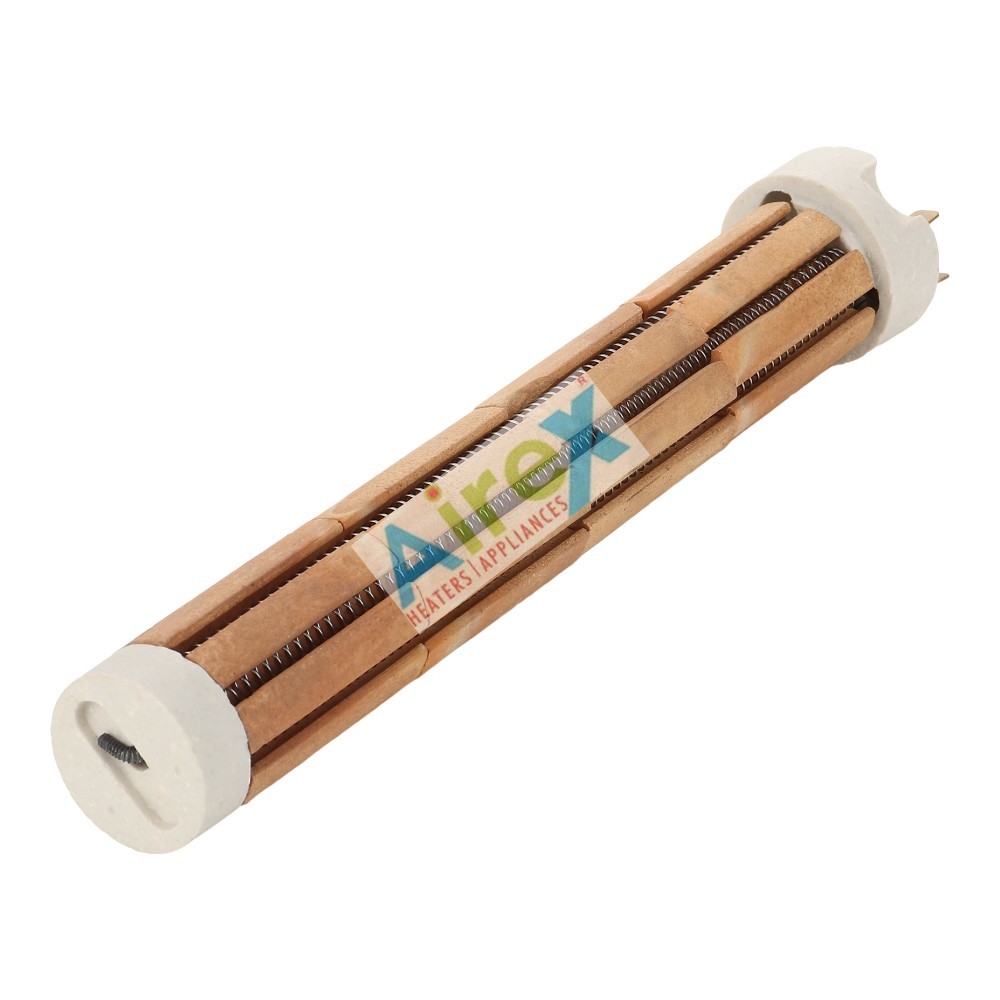 Airex Ceramic Porcelain Heating Element For Industrial Ovens - Material: Ceramic, Size: Dai 31 Mm, Color: Brown, Power: 1000w/1500w/2000w | Warranty: 500w/750w/1000w/1500w/2000w