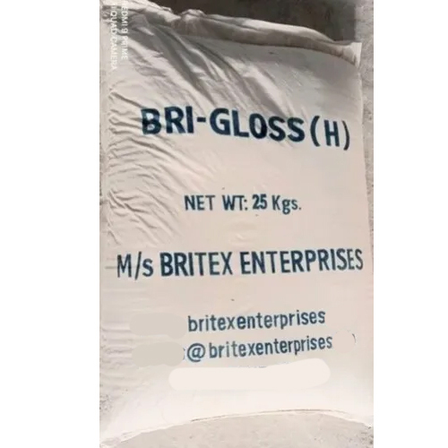 BRI GLOSS (H) - Hydrous Kaolin Powder | Fine Particle Size, High Gloss Finish, Excellent Sheen, White Color, Suitable for Water and Solvent Based Systems