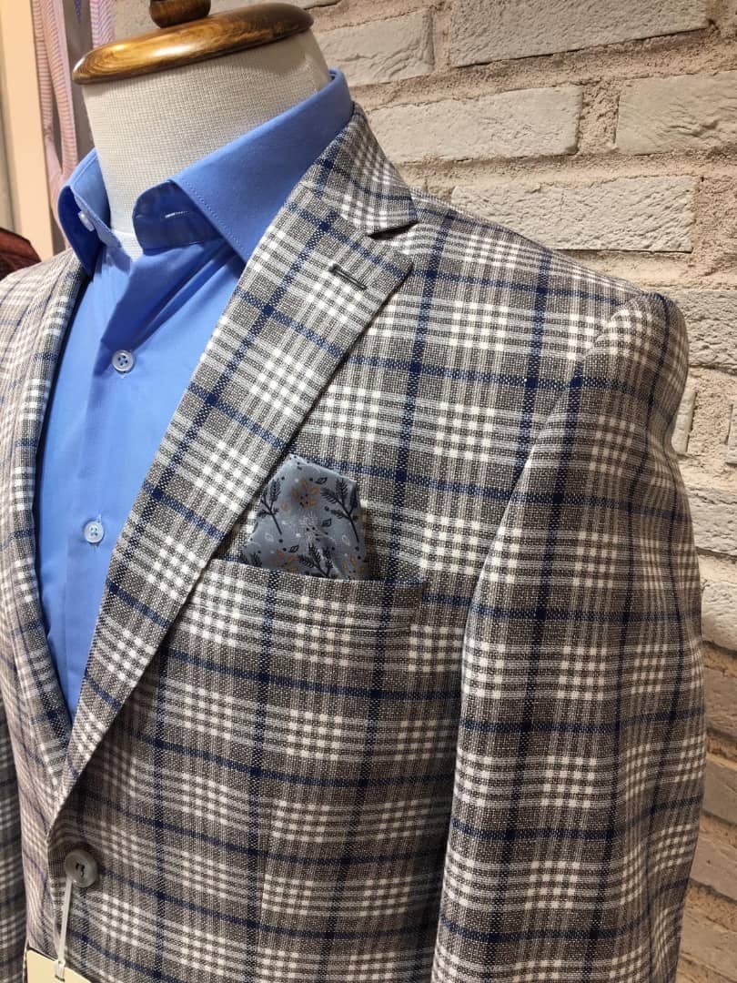 Checks Suiting Fabric - 58-60 Inches Width, 200-250 Gsm | Yarn Dyed Checks, Made To Order Exclusive Designs