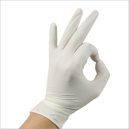 Creamish White Latex Hand Gloves
