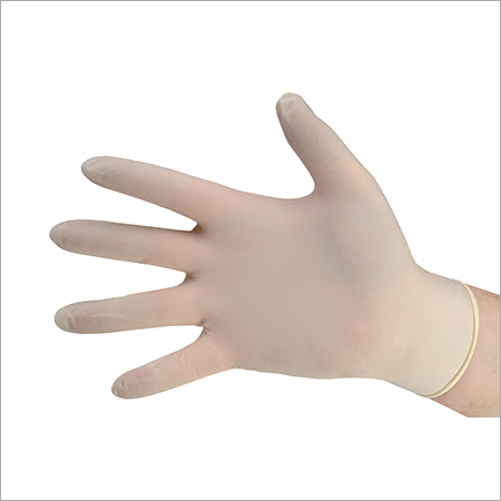 Creamish White Latex Hand Gloves