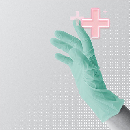 Creamish White Latex Hand Gloves