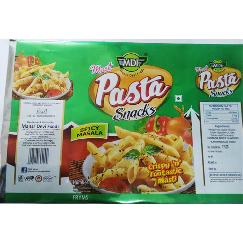 Printed Laminated Pasta Pouch And Rolls