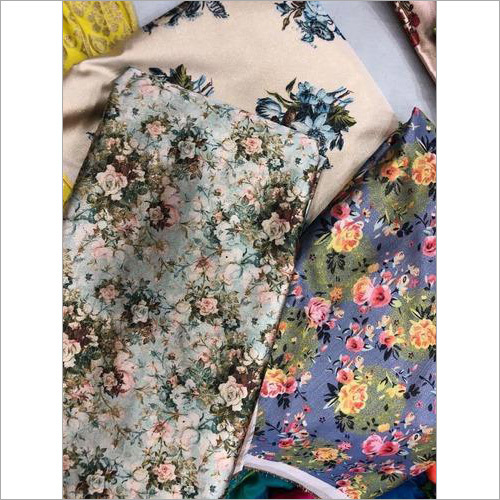 Gota Satin Digital Print Garment Fabric