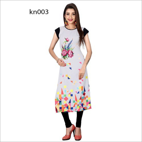 Ladies American Crepe Kurti
