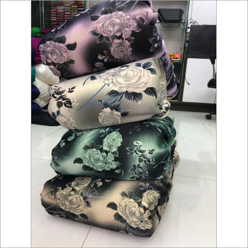Zari Satin Digital Print Garment Fabric