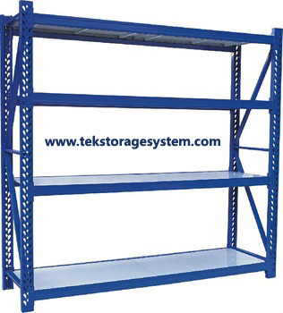 Tek Pallet Rack - Customizable Dimensions, Powder Coated Finish | Durable Storage Solution For Organized Palletized Goods
