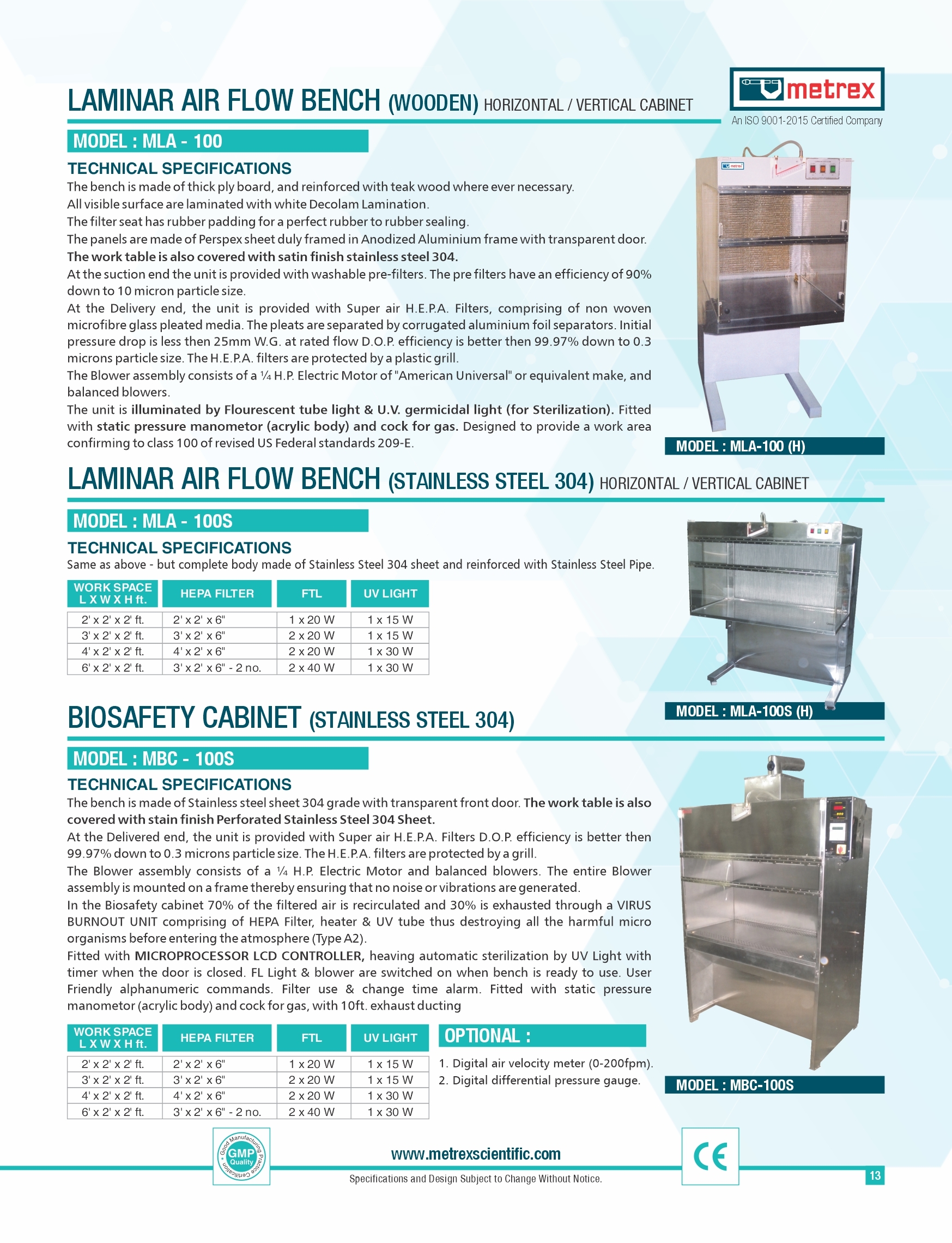 Laminar Air Flow ( Ss 304 )