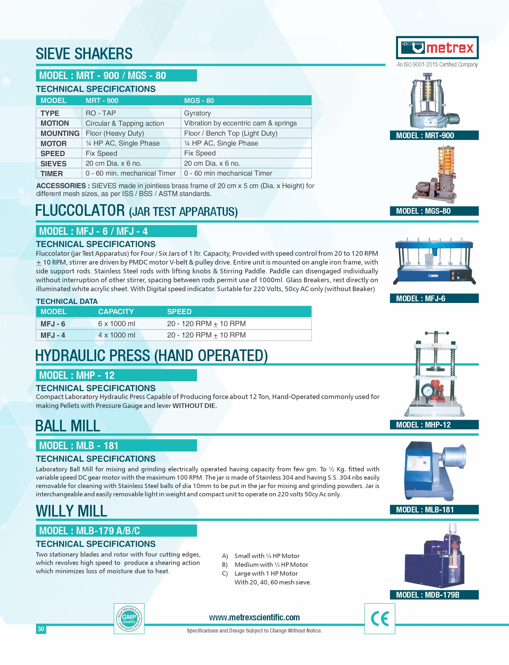 Ball Mill - Application: Grinding And Mixing Of Materials