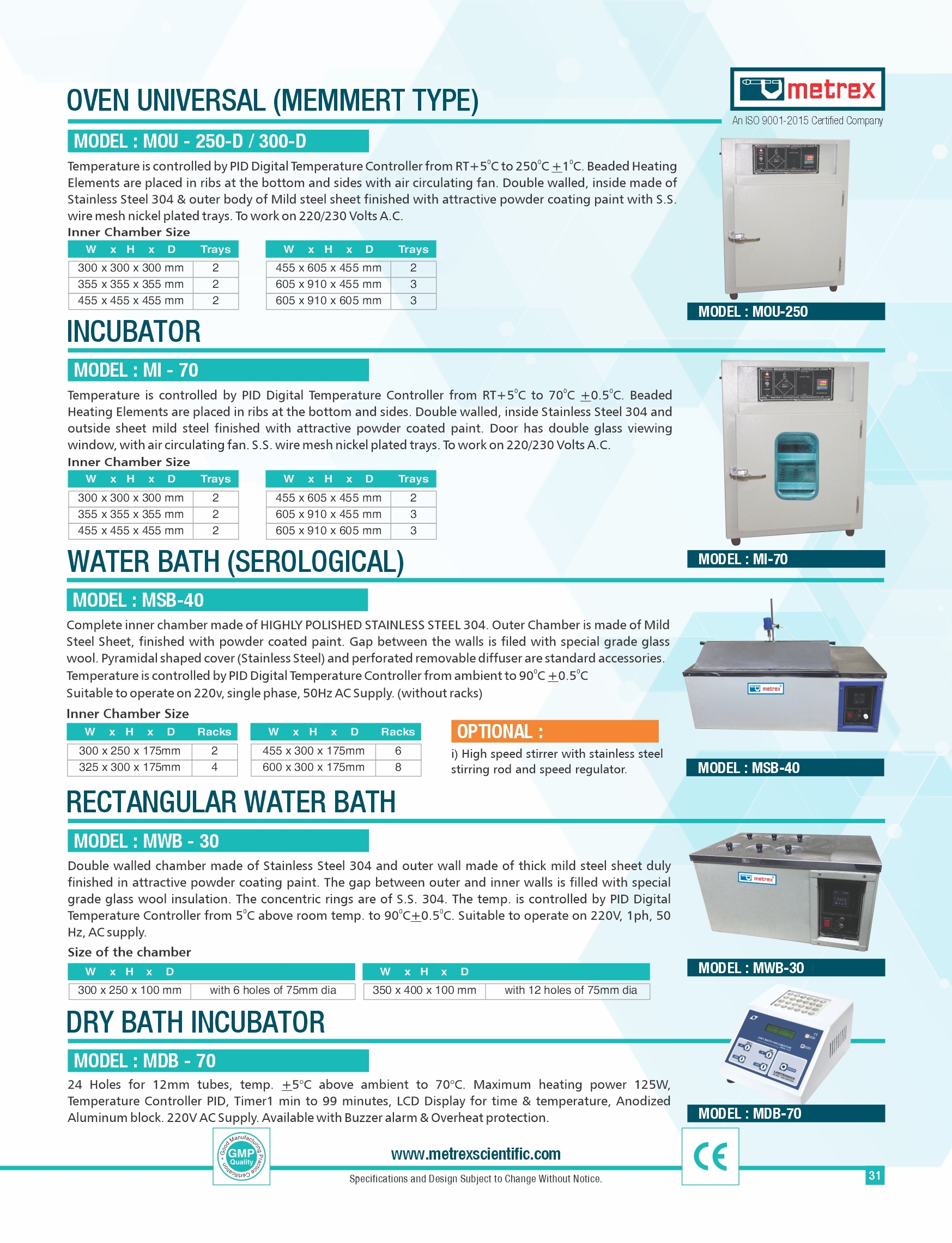 Dry Bath Incubator - Digital, 220 Volt, White | High Performance, Easy Usage, Long Service Life For Laboratory Applications