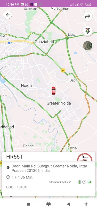 Car Tracking System Battery Backup: 4 Hours