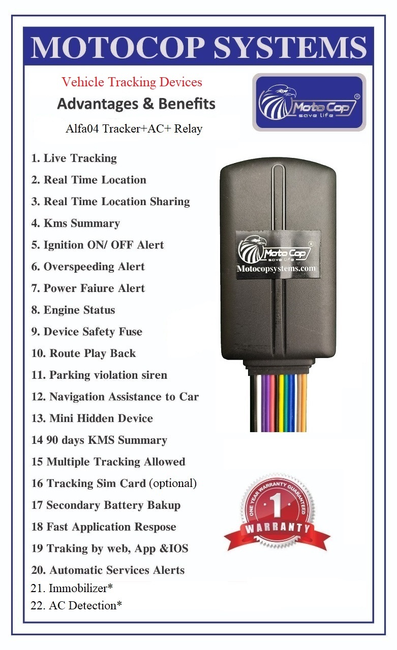 Car Tracking System Battery Backup: 4 Hours