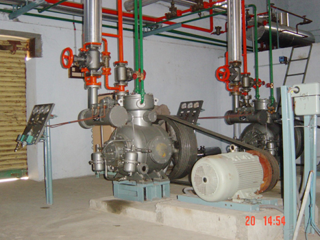 Ammonia Single Cylinder Compressor - Lubrication Type: Lubricated