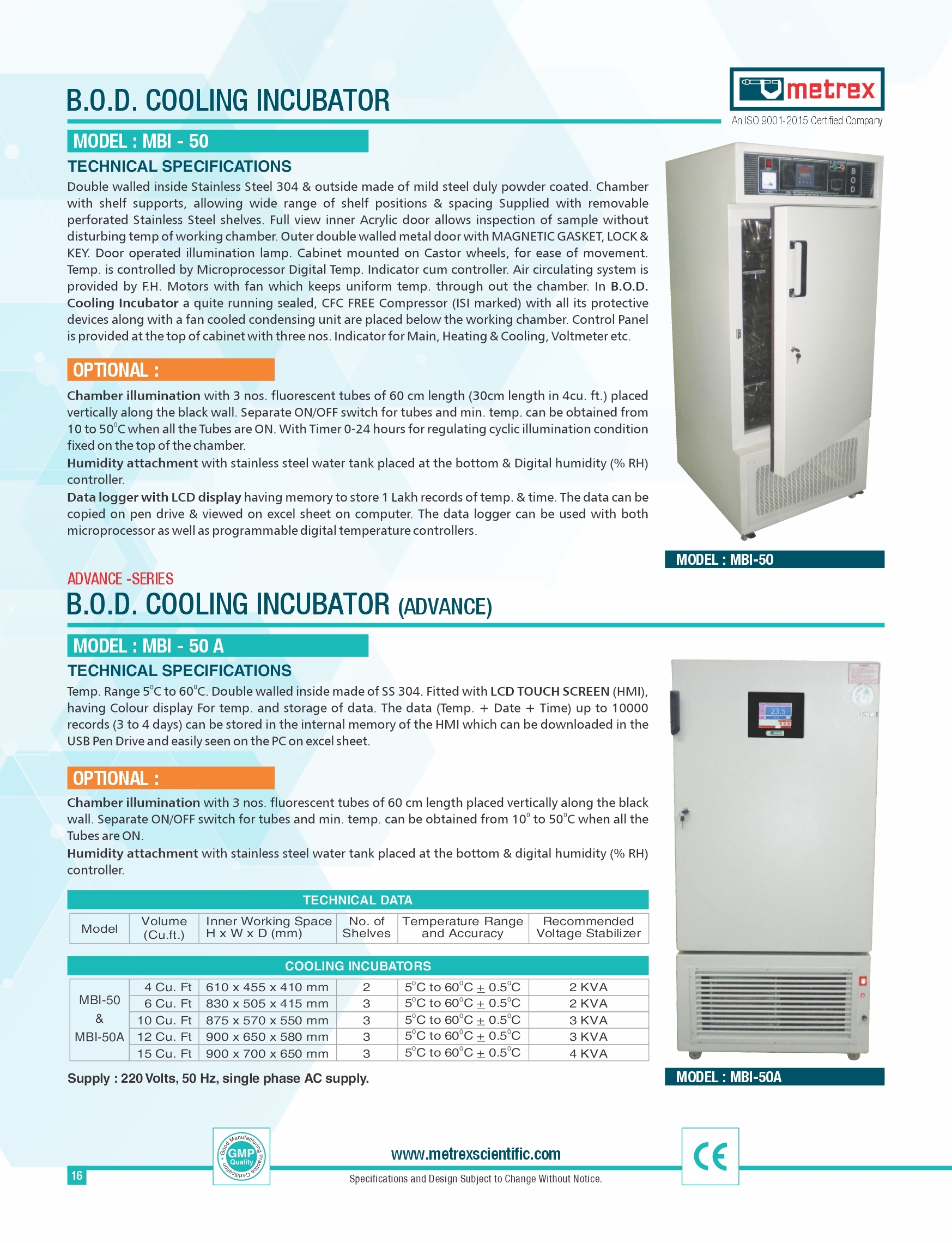 Bod Cooling Incubator