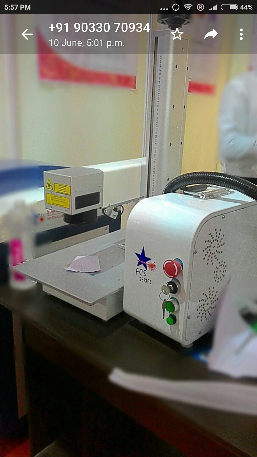 Hallmarking Machine - 600x700x600mm 100kg Weight | Computerised Fiber Laser With 0.01 Accuracy 2 Year Warranty Air Cooling