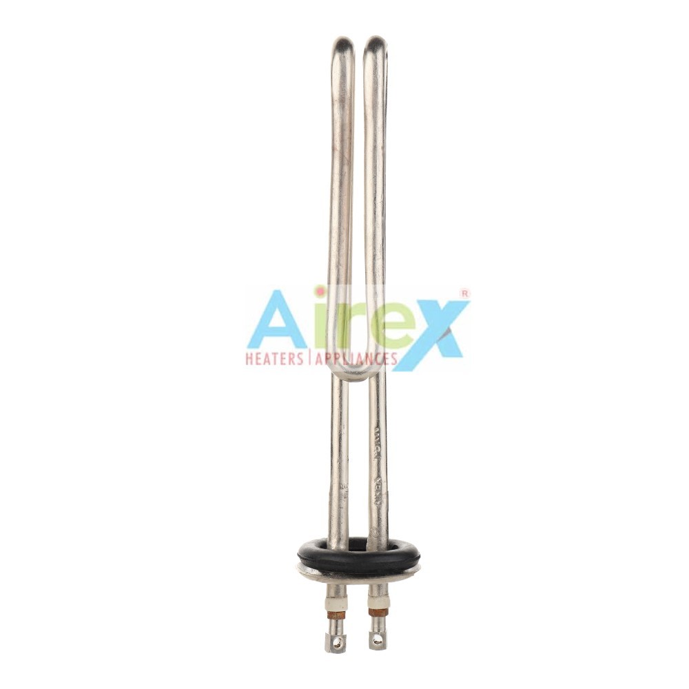 Airex Cup Type Geyser Heating Element - Copper, 10"x2", 220v, 1000w/1500w/2000w | Lightweight, Integrated Thermostat Pocket, Warranty Against Manufacturer Defects