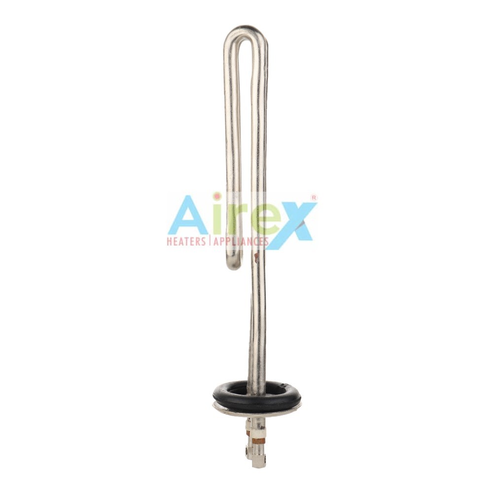 Airex Cup Type Geyser Heating Element - Copper, 10"x2", 220v, 1000w/1500w/2000w | Lightweight, Integrated Thermostat Pocket, Warranty Against Manufacturer Defects
