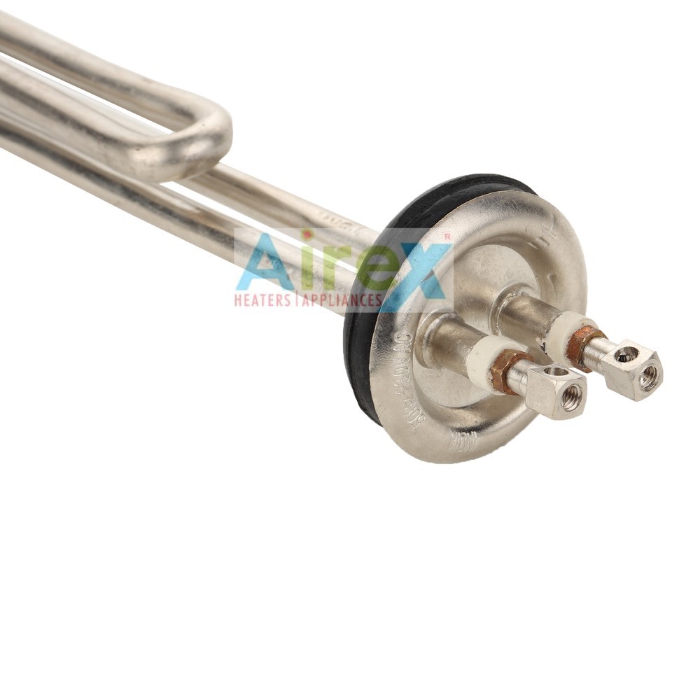 Airex Cup Type Geyser Heating Element - Copper, 10"x2", 220v, 1000w/1500w/2000w | Lightweight, Integrated Thermostat Pocket, Warranty Against Manufacturer Defects