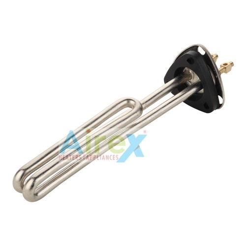 Airex Triangle Type Geyser Heating Element 1000w - Copper Material, 11"x2" Size, Voltage 220v, Tube Dia 8.7mm With Thermostat Pocket, Warranty Against Manufacturer Defects