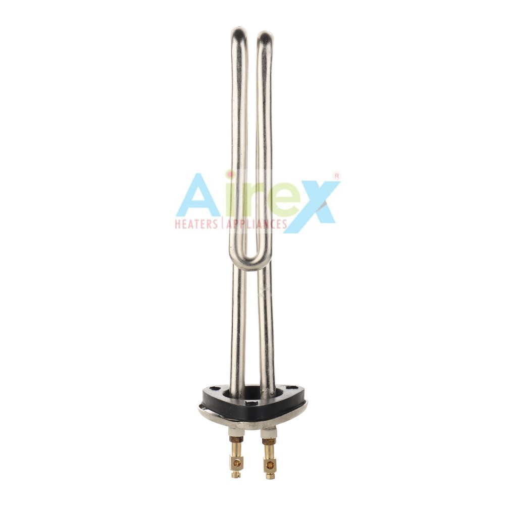 Airex Triangle Type Geyser Heating Element 1000w - Copper Material, 11"x2" Size, Voltage 220v, Tube Dia 8.7mm With Thermostat Pocket, Warranty Against Manufacturer Defects