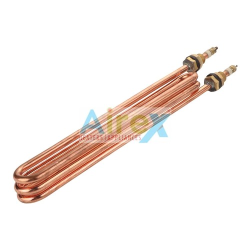 Airex Washing Machine Element Double Band 3000W, Copper - 25 Pieces Master Packing | Insulated Copper Material, Brown Color, 230V Power Supply