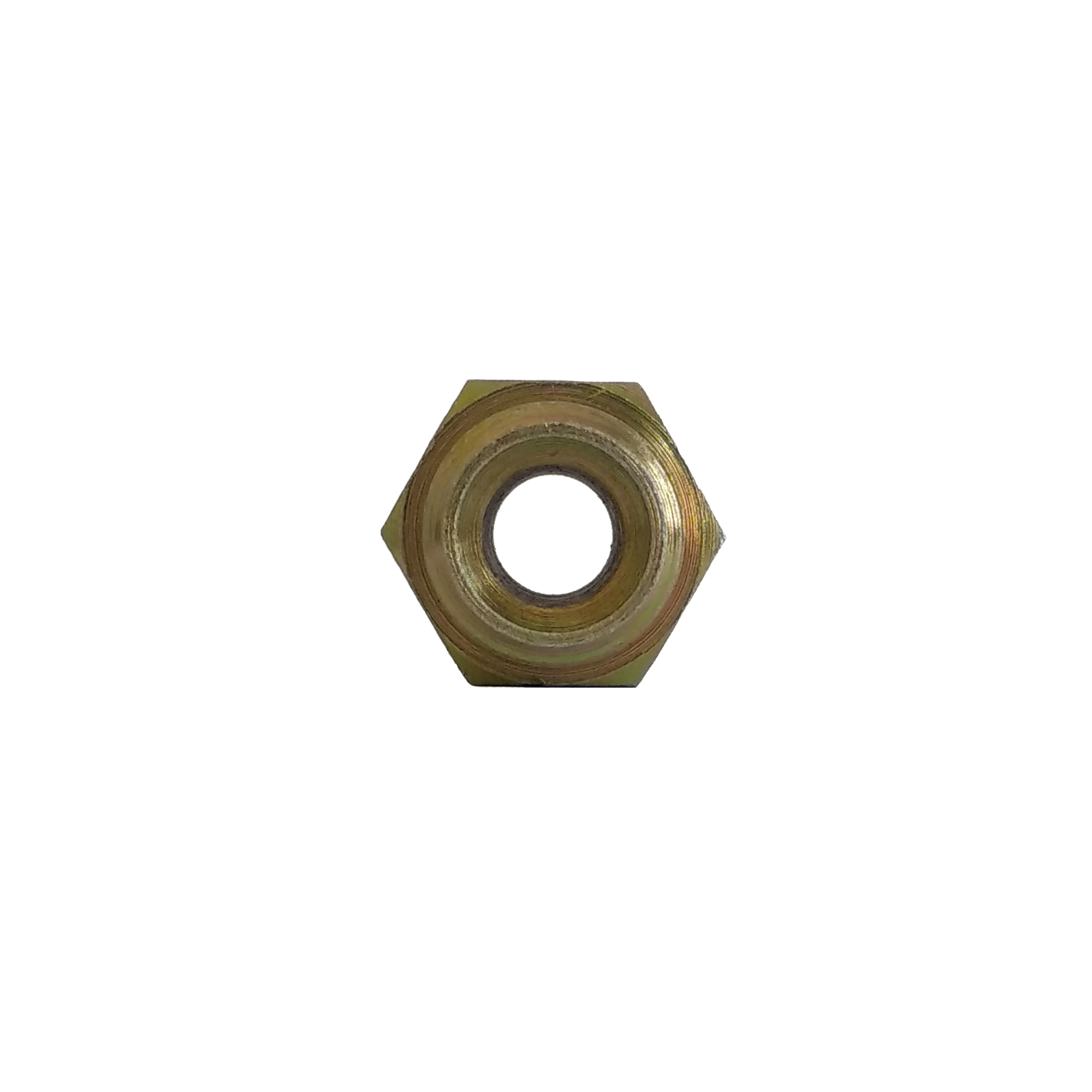Hydraulic Hex Nipple - Ms, 1/2 Inch Size, Gold Finish | T1264 P145 Model, Lightweight 81 Gm