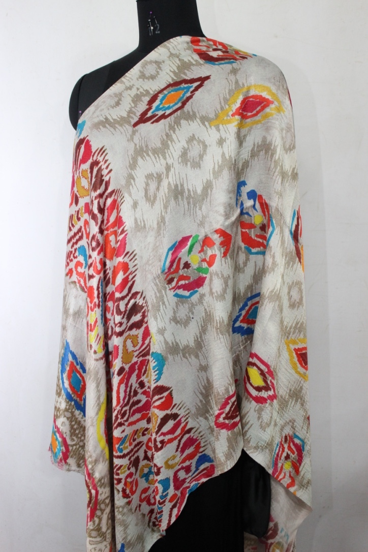 Machine Made Pashmina Printed Stole